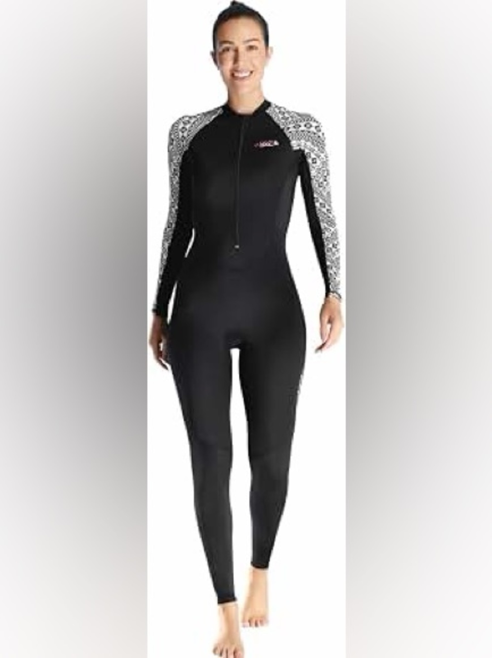 NWT Dive & Sail XS Women’s Black Long-Sleeve One-Piece Swim Suit